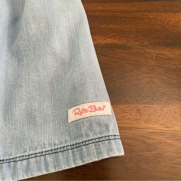 Ruffle Butts Flutter Bow Woven Dress - Picture 4 of 8